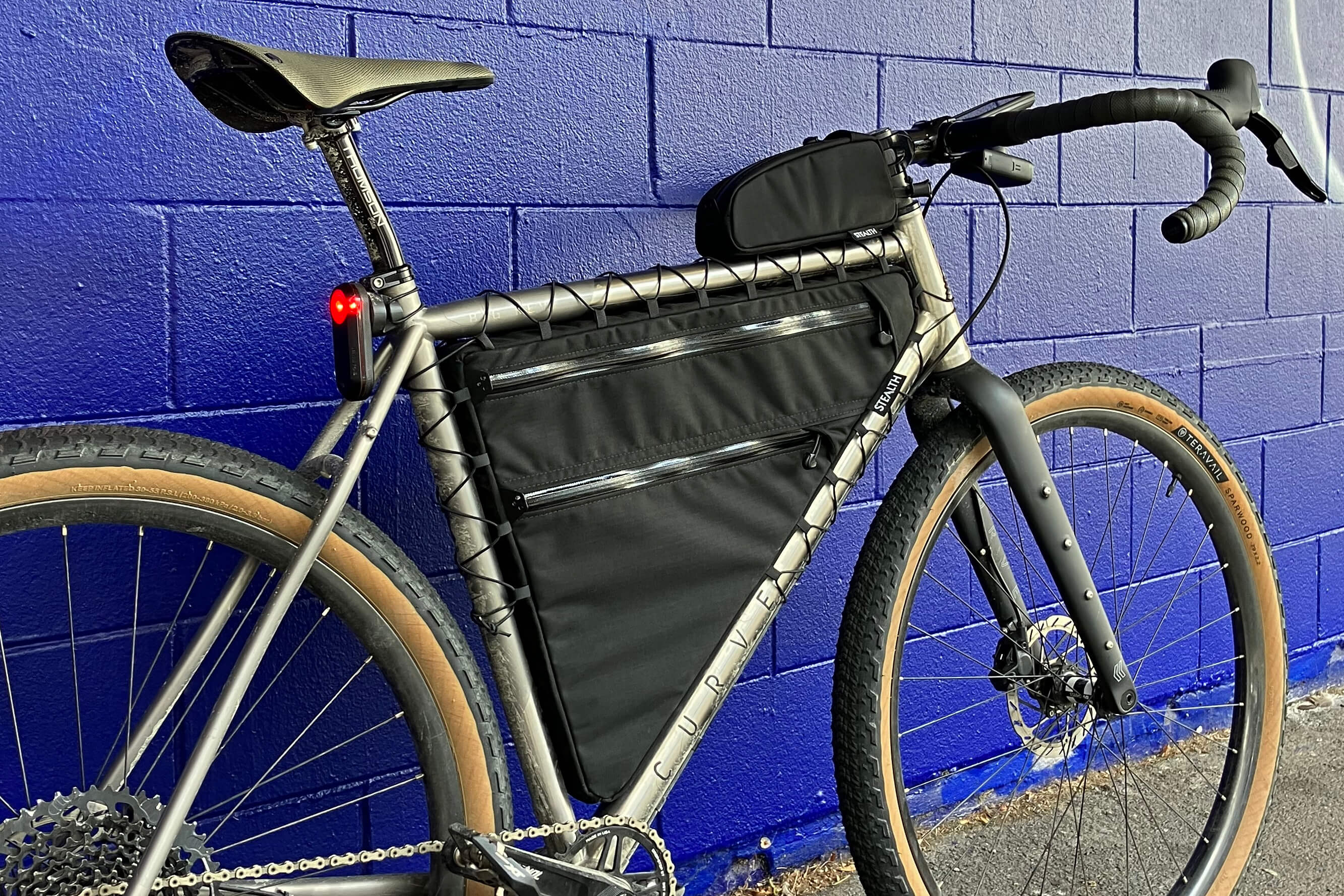 Lace up frame bag for Curve GXR