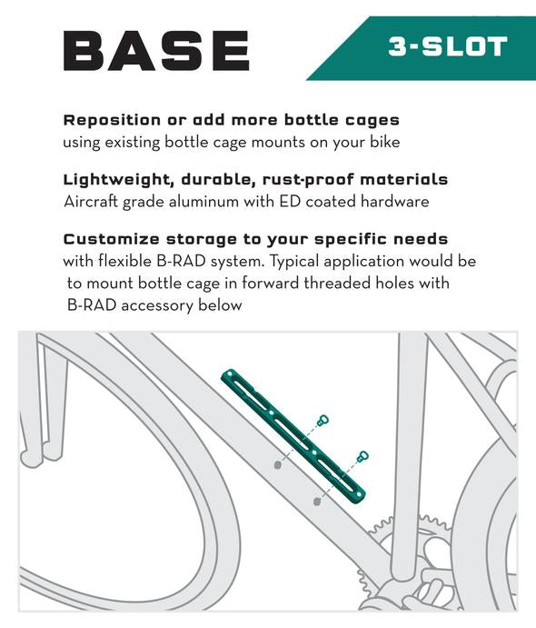 Wolftooth B-RAD Mounting Base 3-Slot