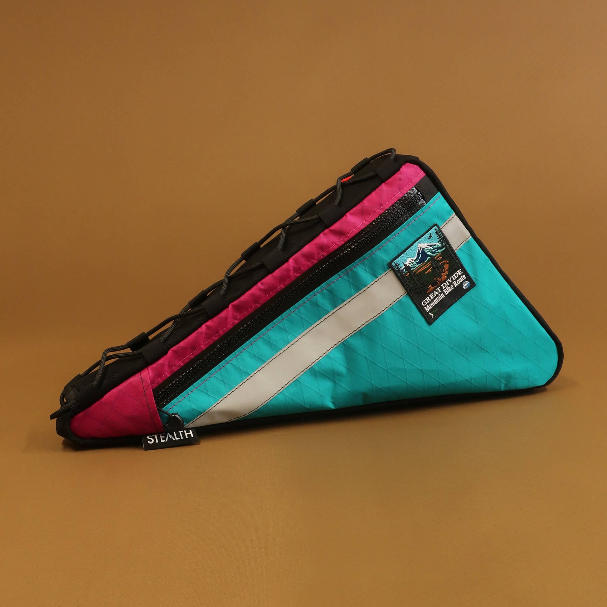 Custom multicolour frame bag lace up