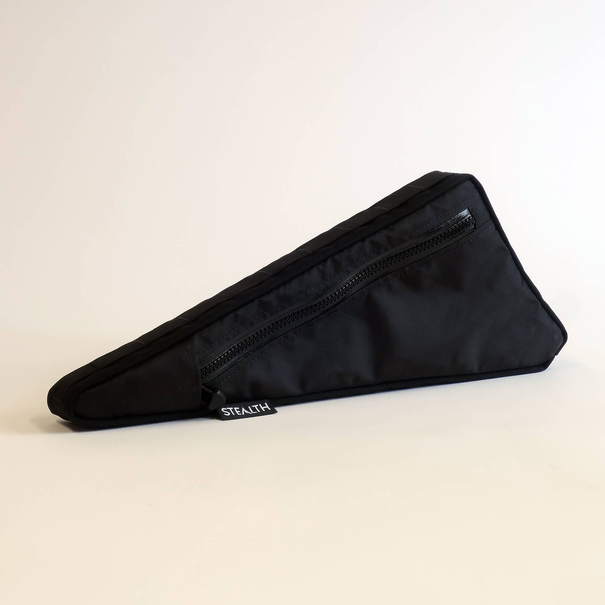 Custom single zip frame bag for bikepacking