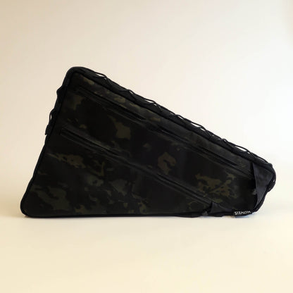 Double zip frame bag Multicam Black