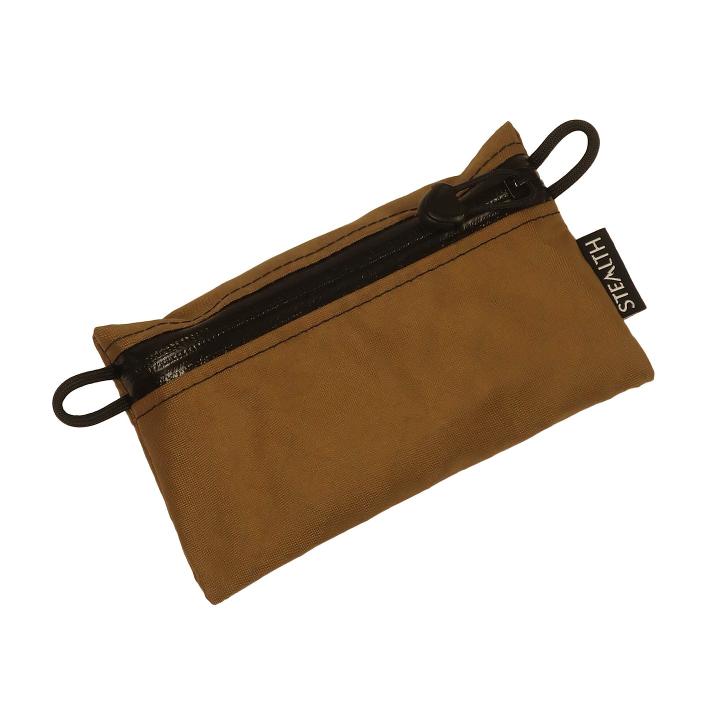 Small cycling zip pouch in coyote EPX200 for first aid and emergency kit made by Stealth Wellington NZ