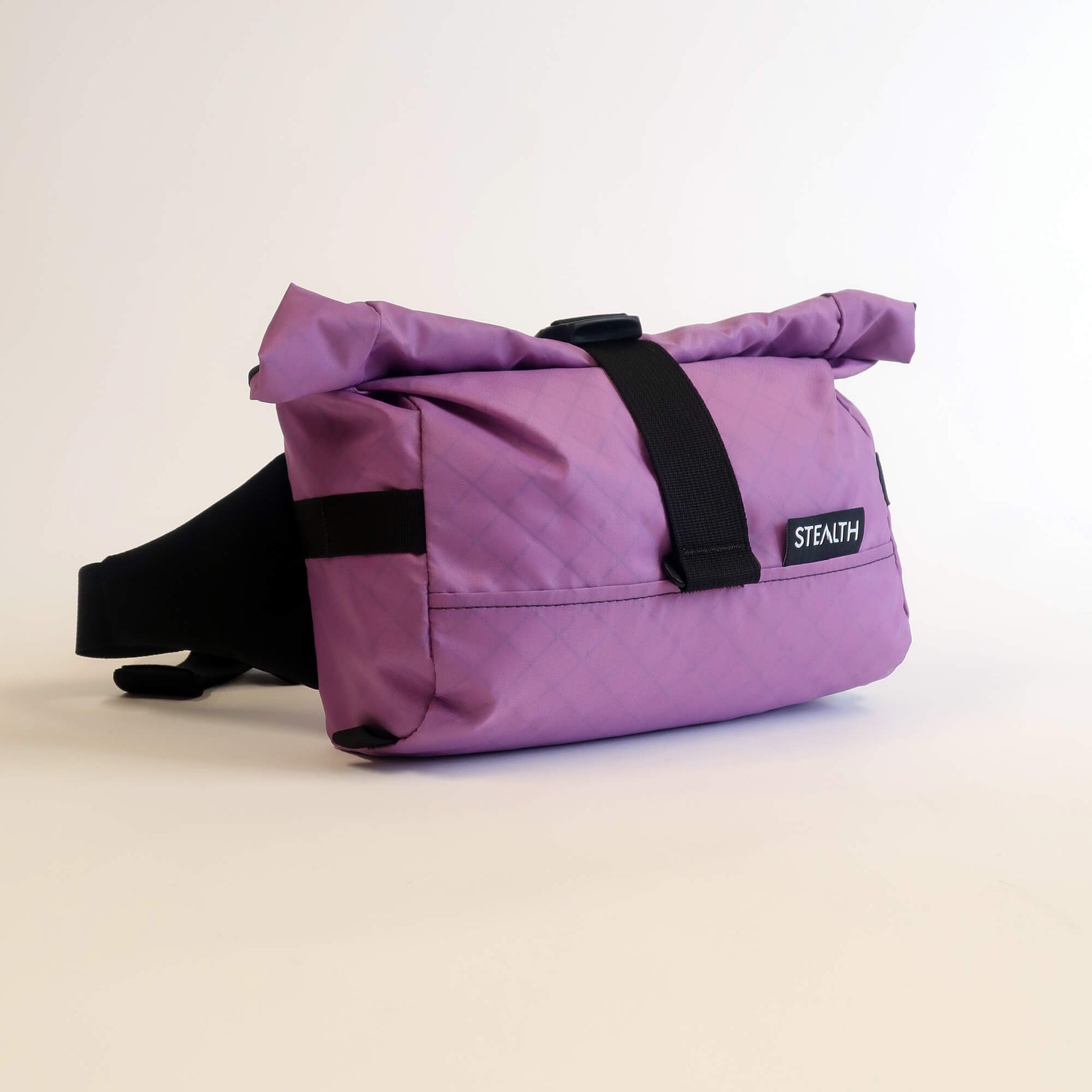 Hightop roll top hip pack lilac