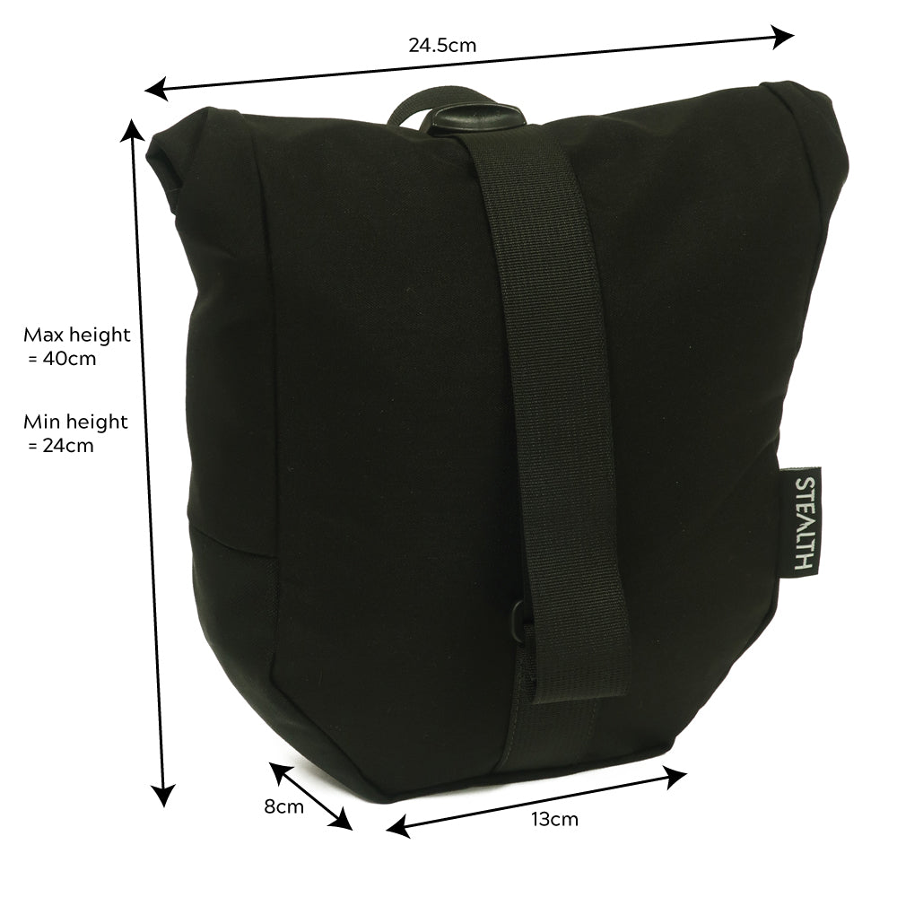 Mountain Pannier size infographic