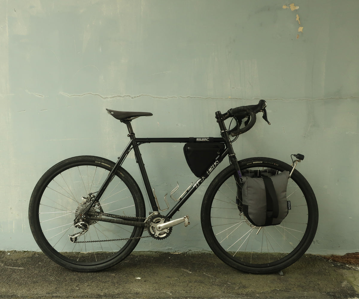 Trek 520 with bikepacking panniers